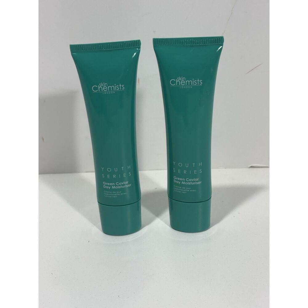 Skin Chemist Day Moisturiser LOT OF 2 Youth Series Green Caviar 1.01oz‎ Sealed